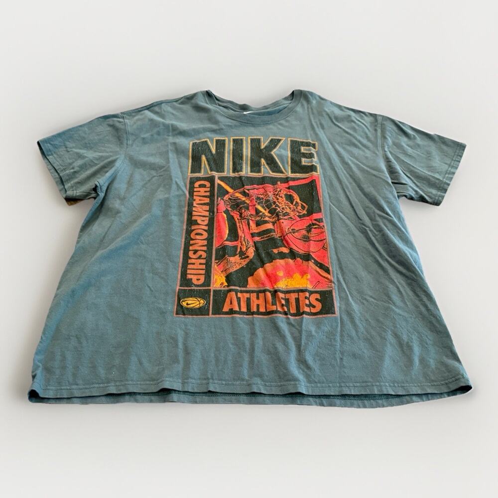 Nike Mens Nike Championship Athletes Basketball Graphic T-Shirt XXL 442724-33X